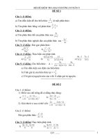 6 ĐỀ KT TỰ LUẬN ĐẠI CHƯƠNG 2 TOÁN 8