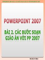 Cac buoc soan bài giảng bằng Powerpoint