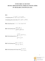 PHƯƠNG TRÌNH-HỆ PHƯƠNG TRÌNH-BẤT PHƯƠNG TRÌNH ÔN THI ĐẠI HỌC(CÓ HƯỚNG DẪN GIẢI)9