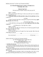 De + DA KSCL HKI Ngu van 6 12-13