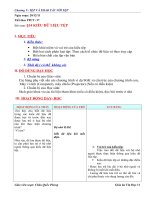 Tiết 37 bài 14 Kiểu dữ liệu tệp (tiết 1)