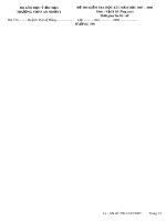 Đề kiêm tra HK I vật lí 10