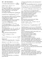 Đề ôn tập HKI - Khối 11