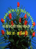 Bài 68: ot -at (Tiết 2)