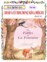 cho soi va cuu trong tho ngu ngôn cua la phongten