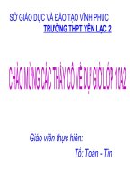 Mot so VD ve HPT bac hai 2 an