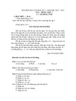 đề kiểm tra tiếng việt 4 HKI