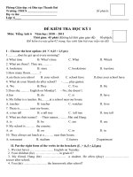 dề tham khao tiếng anh 6 hk1