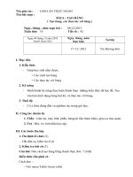 Giáo án Tạo Bảng_thực hành