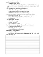 TỔNG HƠP ĐỀ THI KHI TV 3