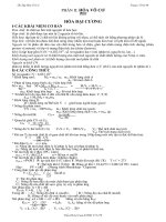 ĐỀ CƯƠNG ÔN TẬP (VÔ CƠ)