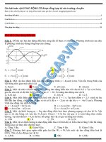 250 bài dao động cơ từ các trường chuyên (có đáp án)