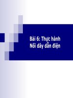 Bài 6 - Thực hành Nối dây dẫn điện