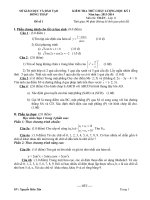 32 đề thi thử HKI môn toán khối 11
