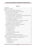 ĐỀ TÀI: Thực trạng và giải pháp phát triển nghiệp vụ thị trường mở tại VN