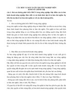 câu hỏi và đáp án ôn thi tốt nghiệp môn kinh tế chính trị