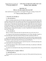 PHƯƠNG ÁN Điều tra vốn đầu tư phát triển năm 2015