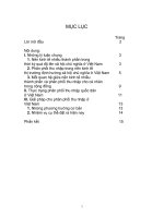 phân phối thu nhập trong nên kinh tế thị trường định hướng xã hội chủ nghĩa- lý luận, thực trạng và giải pháp