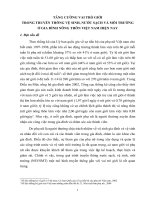 tăng cường vai trò giới trong truyền thông vệ sinh, nước sạch và môi trường ở gia đình nông thôn việt nam hiện nay