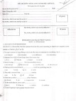 đề thi tin học công chức mẫu