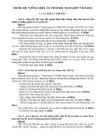 bộ đề thi công chức tư pháp-hộ tịch giỏi năm 2010