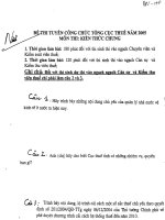 full đề thi thuế năm 2005