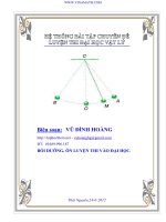 Chuyên đề sóng ánh sáng_luyện thi đại học môn vật lý