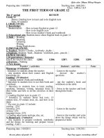 Giáo án tiếng anh lớp 12_full