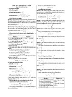 công thức tính nhanh vật lí 10 cực hay