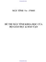 Tổng hợp đề thi học sinh giỏi máy tính cầm tay 570MS lớp 12