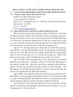 báo cáo thục tập tổng hợp ĐHTM  Bệnh viện Đa khoa Sóc Sơn