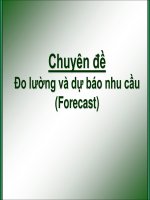 Phương pháp đo lường dự báo nhu cầu tương lai trong marketing