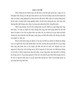 Tiểu luận nguyên lý khoa học môi trường giải pháp giảm sự gia tăng hiệu ứng nhà kính