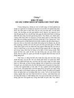 bài giảng môn kinh tế môi trường kinh tế học và các chính sách áp dụng cho thủy sản