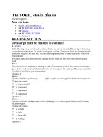 Tài liệu Thi TOEIC chuẩn đầu ra