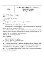 ĐỀ THI học SINH GIỎI cấp HUYỆN môn TOÁN lớp 5