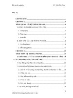 Đồ án thiết kế hệ thống phanh xe tải