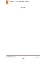 ĐỒ ÁN Thiết kế hệ dẫn động thang máy