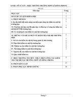 skkn xây dựng, tổ chức thực hiện việc đổi mới, nâng cao hiệu quả công tác kiểm tra nội bộ trường học