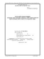 skkn giáo dục kns cho học sinh qua môn gdcd lớp 10 ở một số phạm trù cơ bản của đạo đức học