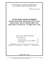 skkn hướng dẫn học sinh lớp 12 kỹ năng khai thác átlát trong học tập phần  địa lí linh tế - xã hội việt nam