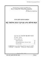 skkn hệ thống bài tập quang hình học