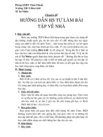 Hướng dẫn giải bài tập về nhà