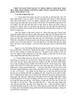 skkn một số giải pháp quản lý hoạt động giáo dục đạo đức học sinh trong trường thpt công lập huyện trảng bom, tỉnh đồng nai