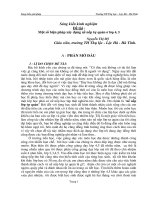 Một số biện pháp xây dựng nề nếp tự quản lớp 4 lớp 5