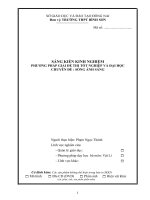 sáng kiến kinh nghiệm phương pháp giải đề thi tốt nghiệp và đại học chuyên đề  sóng ánh sáng