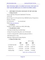 phân tích hoạt động tài chính ngân hàng tmcp quốc tế việt nam vib thông qua các chỉ số tài chính camels