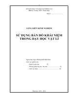 skkn sử dụng bản đồ khái niệm trong dạy học vật lí.