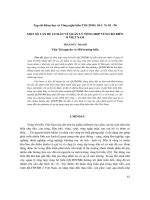 MỘT SỐ VẤN ðỀ CƠ BẢN VỀ QUẢN LÝ TỔNG HỢP VÙNG BỜ BIỂN  Ở VIỆT NAM
