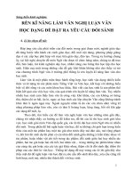 skkn rèn kĩ năng làm văn nghị luận văn học dạng đề đặt ra yêu cầu đối sánh